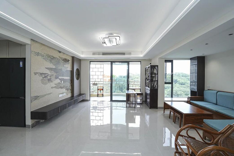 莞竹花園在新中式實現(xiàn)餐廚一體！每處細節(jié)都讓人驚艷！